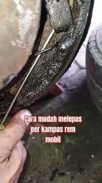 Easy way to remove car brake pads