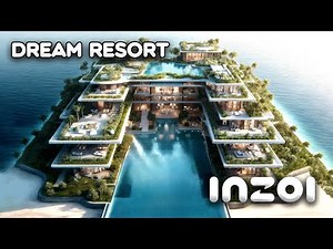 InZOI Cahaya DLC Speed Build 🌴 The ULTIMATE Luxury Resort with Pools, Rooftop & Ocean Views