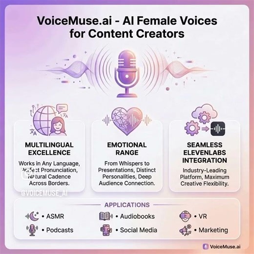 🎙️ Transform Your Content with AI Female Voices 🌍