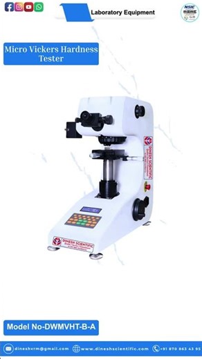 Micro Vickers Hardness Tester | High-Precision & Accurate Hardness Testing #scientific #laboratory