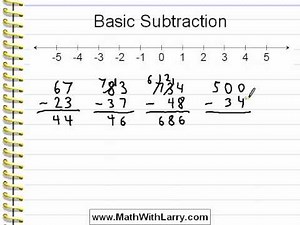 Video for Lesson 9: Basic Subtraction