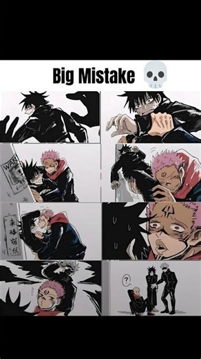 Sukuna Was NOT Letting Megumi Breathe 😭 #memes #jjk #anime #animeshorts #shorts