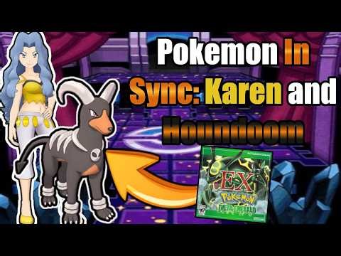 Can the Karen and Houndoom SYNC PAIR Beat Pokémon Theta Emerald EX!? (Pokemon In Sync)