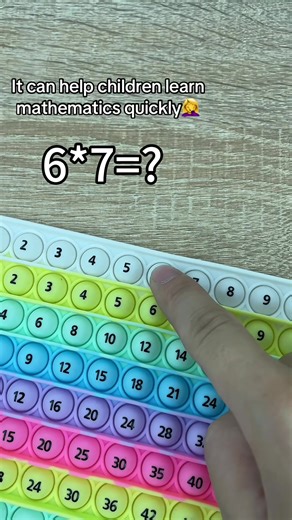 Make math fun with this 12x12 times table game! The perfect way to practice and play! #MathFun #LearningisFun #TikTokShopBlackFriday #TikTokShopCyberMonday #spotlightfinds