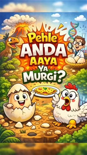 👉 पहले अंडा आया या मुर्गी? #chickenoregg #sciencefacts #shorts #factohector