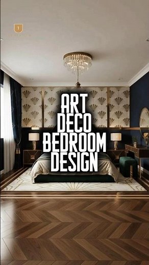 Golden Era Glam: Stunning Art Deco Bedroom Design #cozyhome #homedecor #TropiHomePH #interiordesign