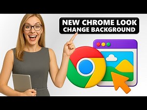 How to CHANGE GOOGLE CHROME BACKGROUND in SECONDS