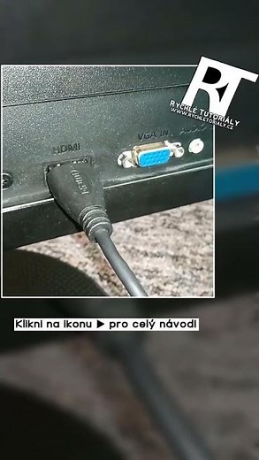Jak připojit monitor k notebooku
