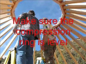 Setting up a Colorado Yurt