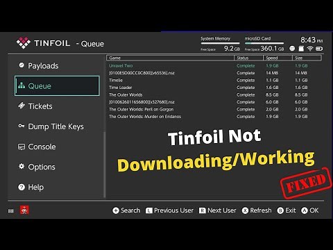 Fixed: Tinfoil Not Downloading Games