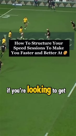 Sean Shepherd | 🏉 S&C on Instagram: "Here’s exactly how you structure your speed session to turn you into an attacking weapon 🔥👇🏻 ✅ Make sure you accumulate total of 120-240m total in the session ✅ Break it up into reps of 10-40m, resting 60s seconds per 10m ✅ Keep the volume low: 4-6 reps. A trick to know when to stop is to always leave one rep in the tank. Go one too many and it becomes conditioning work Speed is about max intent for each rep. That requires you to be as fresh as possible w