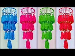 Tassel Wall Hanging DIY || Wall Hanging Craft ideas Easy with Wool