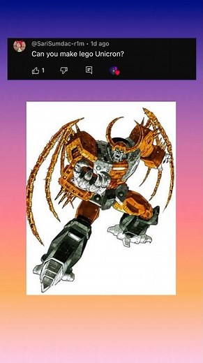 How to make Unicron from Transformers in Lego ‪@PorgCustoms‬