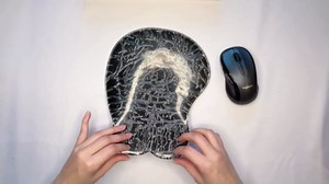 Ergonomic Mouse Pad with Gel Wrist Support 3D Funny Butt Anime Wrist Rest for Home & Office - Cute Cat