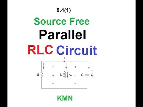 LCA 8.4(3)( new)(En)(Alex) Example 8.6 & Practice 8.6 - Source Free Parallel RLC Circuit