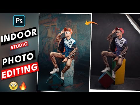 Crazy Indoor Studio Background Change Photo Editing Tutorial in Photoshop
