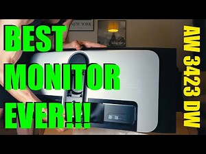 PC SETUP UPGRADE - Alienware AW3423DW Unboxing