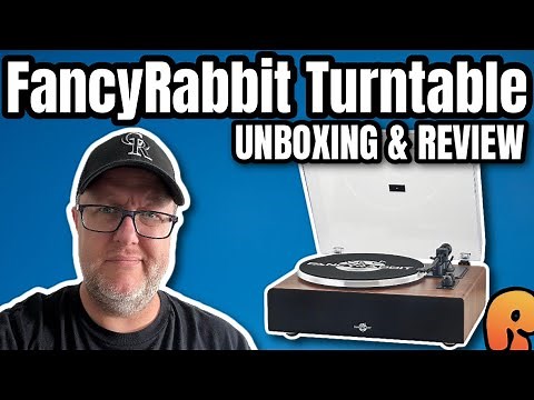 Budget Retro Turntable with Speakers & Bluetooth! 🎶 FancyRabbit Review & Sound Test