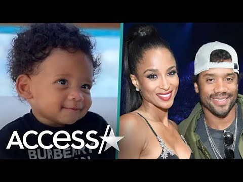Ciara & Russell Wilson Cheer As Baby Win Takes First Steps On Football Field