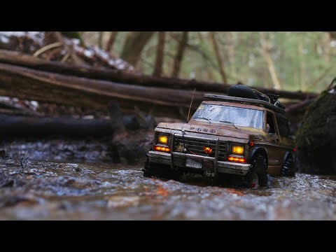 Traxxas Trx4 Hardbody Snow Running (w/ music)