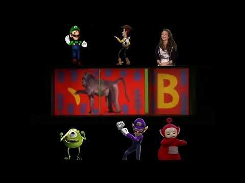 Sesame Street - African Animal Alphabet (ft. Cartoon Characters)