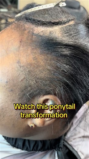 Sleek Ponytail Transformation Tutorial for Black Girls