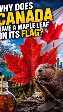 Why Does Canada Have a Maple Leaf on Its Flag? 🇨🇦🍁#Shorts #Canada #AmazingFacts #DidYouKnow #History