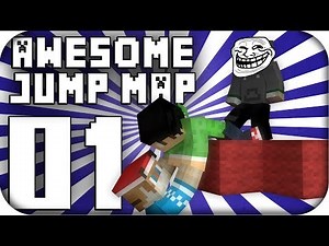 Minecraft Adventure Map: Awesome Jump Mania #01 mit Enno und Hannes | Let's Play
