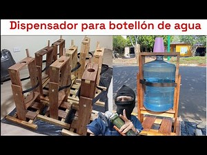 Armando un dispensador para botellón de agua !! #carpinteria #madera