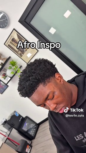 Afro Taper Haircut Ideas for Men