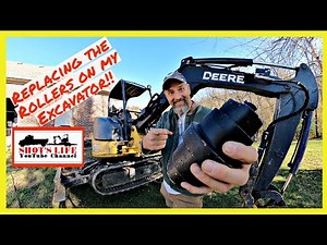 Replacing the Undercarriage on the Mini Excavator | Shots Life