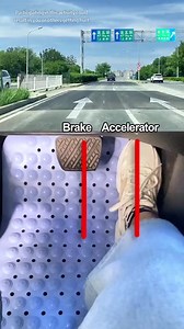 Maintain correct foot posture when driving! | Auto Tips