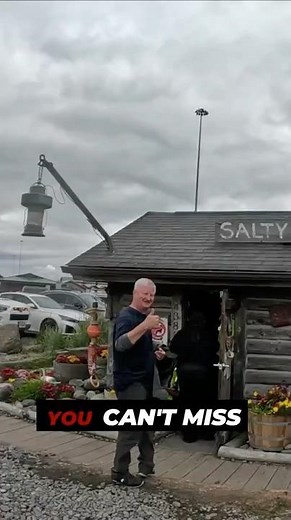 Homer's Most Iconic Bar 🍺 Salty Dawg Saloon #Alaska #shorts