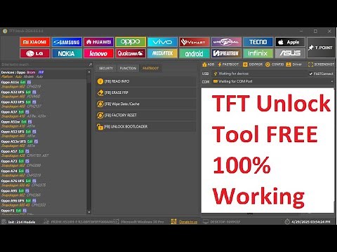 TFT Unlock Tool Free Download 🔓 | 100% Working | Latest Version 2025
