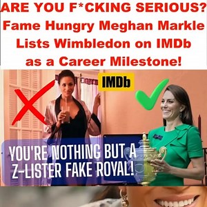 Unbelievable! Meghan Markle Adds Wimbledon Appearance to IMDb as Career Highlight #meghanmarkle #princeharry #royalfamilydrama | Beatrice Brock