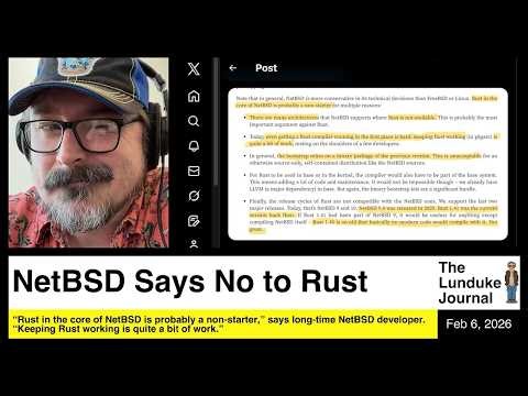 NetBSD Says No to Rust
