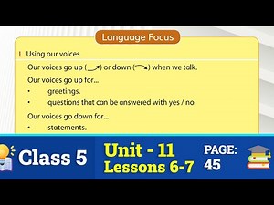 Class 5 English | Unit 11 | Lessons 6-7 | Where's the Library (Language Focus)