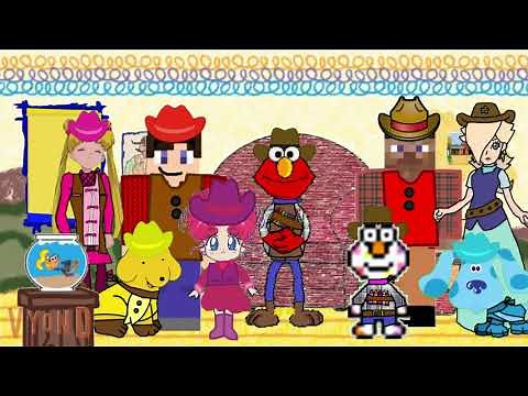 elmo's world spot's clues and chibi chibi's world crossover: wild wild west: last part