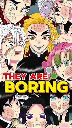 Hashiras are Boring🔥 #anime #demonslayer #shorts