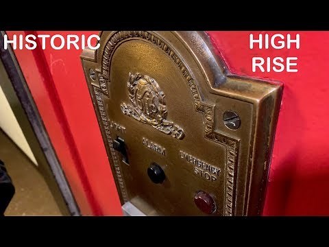 Historic 1926 High Rise OTIS Elevator