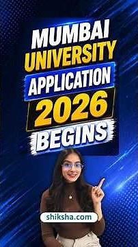 Mumbai University Admission 2026 | Mumbai University Form Filling 2026, MU Admission 2026 #mumbai