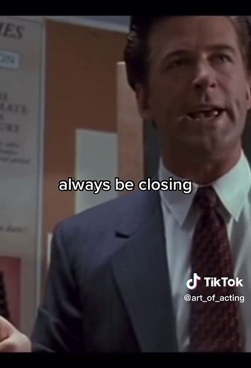 “Always be Closing” - Glengarry Glen Ross (1992) #art_of_acting #alecbaldwin #moviequotes #glengarryglenross #alwaysbeclosing