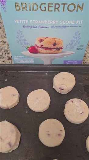 Flawless Petite Strawberry Scones: A Bridgerton Afternoon Tea Treat #bridgerton #bridgertonnetflix