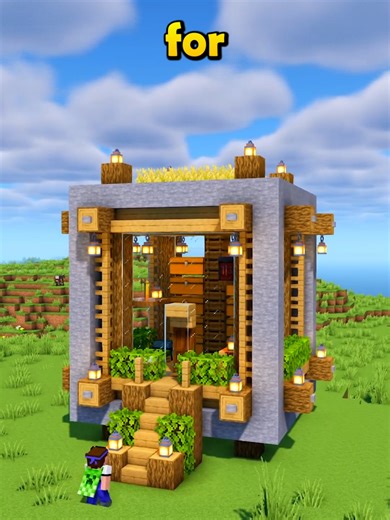 Minecraft Easy Modular House 🏡 #minecraft #minecraftbuilding #minecraftutorial