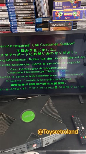 Another classic saved at Toys RetroLand 🎮✨ This original Xbox (2001) came in with the infamous Error 7, usually caused by a failing DVD drive or communication issues with the IDE bus. 🔧 What was done: • Full diagnostics (HDD, IDE cable, DVD detection) • Complete DVD drive replacement • System boot dashboard test • Game loading test (Need for Speed Most Wanted 💨) • Full internal cleaning & maintenance service 💚 Result? The Xbox is now fully working, booting perfectly, reading games, and ready