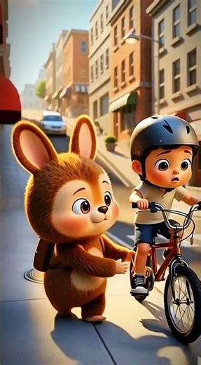 Labubu Stopped a Runaway Bike… A True Hero Moment ❤️