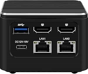 ITEC-M1 Mini PC Powered by N100 Processor, 8G RAM 1T SSD Mini Desktop PC,Triple Display HDMI/Type-c,Dual LAN,WiFi6,BT5.2,Business Mini Computer Win 11 (N100, 8G RAM+1TB SSD)