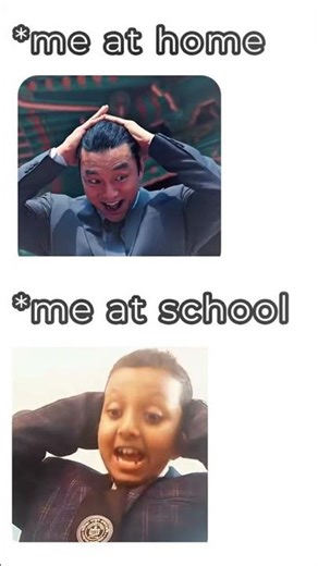 School VS Home!!?? #shorts #memes #relatable #fyp #comedy #school