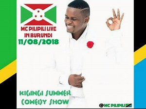 MC PILIPILI AND @kigingi_comedy LIVE STAND UP COMEDY SHOW THIS 11/08/2018 JUMAMOSI HII . TUNAENDA KIMATAIFA!! @mrpeacepaul | Mc pilipili | Facebook