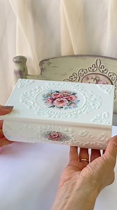 48K views · 2.4K reactions | Decoupage Box for beginners Tutorial - https://youtu.be/AO613sp7nPs #decoupage | Aistcraft Decoupage Paper | Facebook